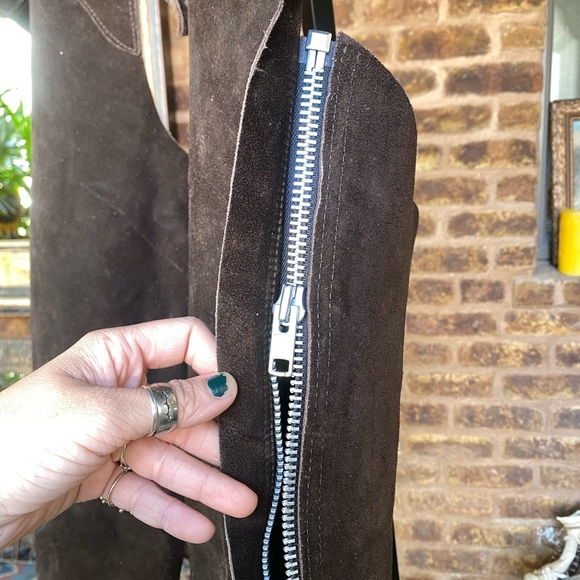 Vintage suede leather chaps - Picture 4 of 4